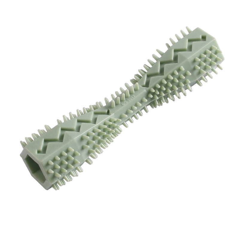 Soft Rubber Durable Dog Chew Stick - Toothbrush For Tooth Cleaning And Massage Pet Toy