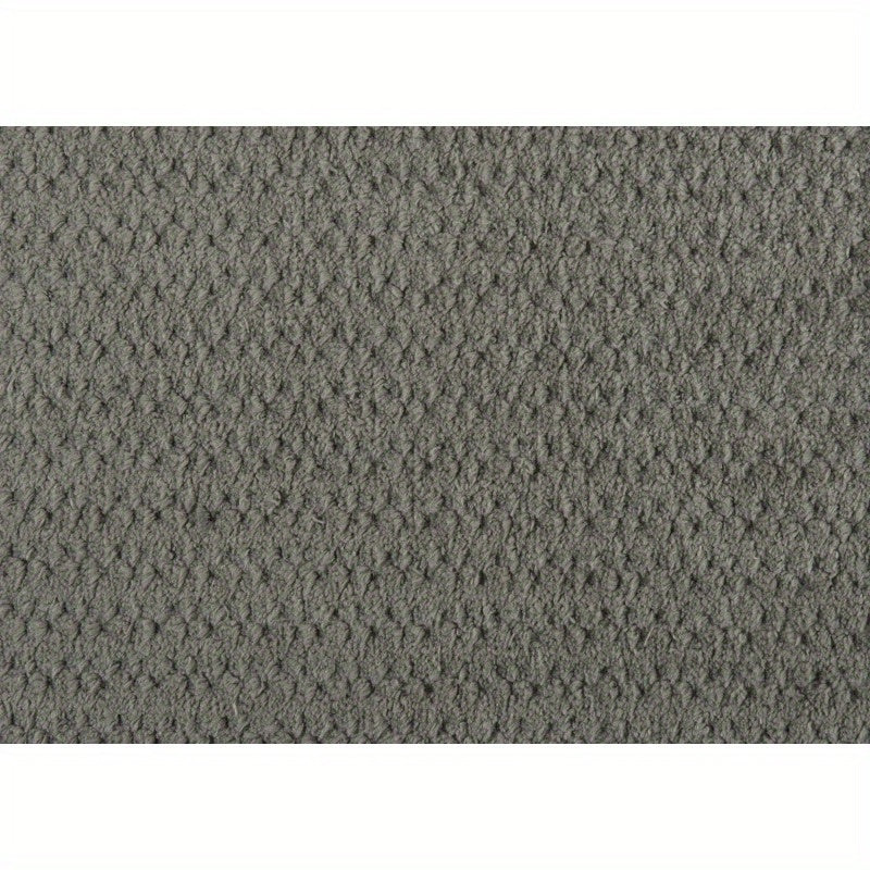 Modern Traditional Luxury Living Room Sofa 1pc Light Gray Plush Microfiber Upholstery 4 Decorative Pillows Cushion Seat Solid Wood Furniture