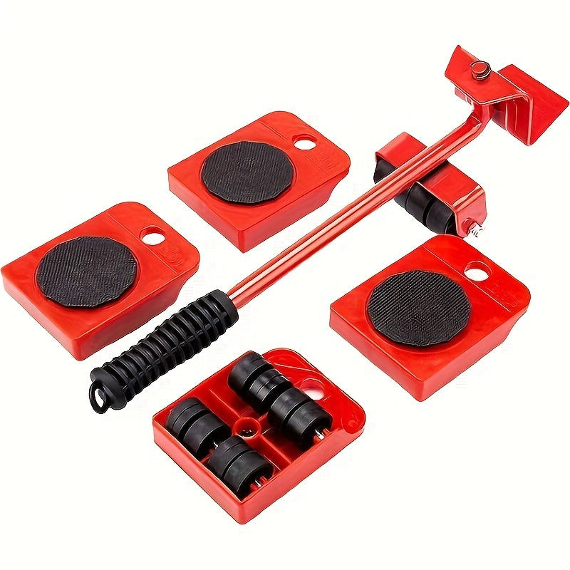 5pcs Furniture Heavy Object Handling Vehicle, Moving Heavy Objects, Labor-saving Tools, Pulley Base Moving Large Items, Heavy Objects