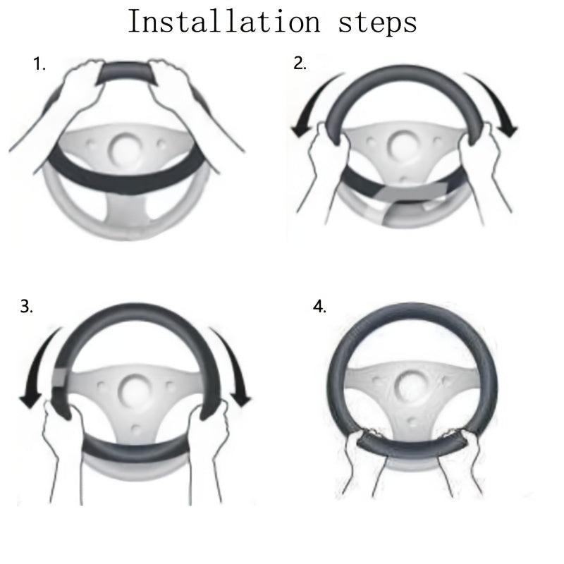 Furry Steering Wheel Cover Set: Stay Warm & Stylish This Winter
