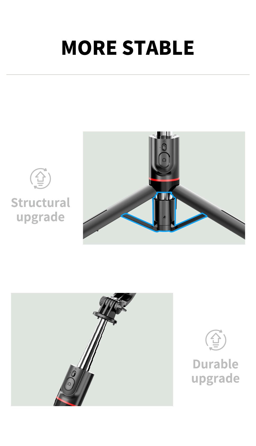 Selfie Stick Tripod, Reinforced Stable Tripod & Extendable Portable Selfie Stick With Wireless Remote And Tripod Stand For Group Selfies/Live Streaming/Video Recording Compatible With IPhone, Android Smartphone