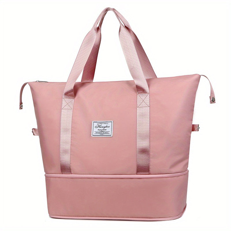 Chic Weekend Warrior: Durable, Stylish Duffel with Cosmetic Bag - Ideal Carry-On & Quick Trip Companion