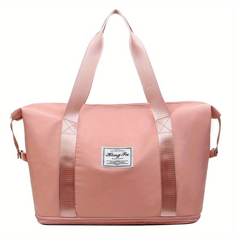 Chic Weekend Warrior: Durable, Stylish Duffel with Cosmetic Bag - Ideal Carry-On & Quick Trip Companion