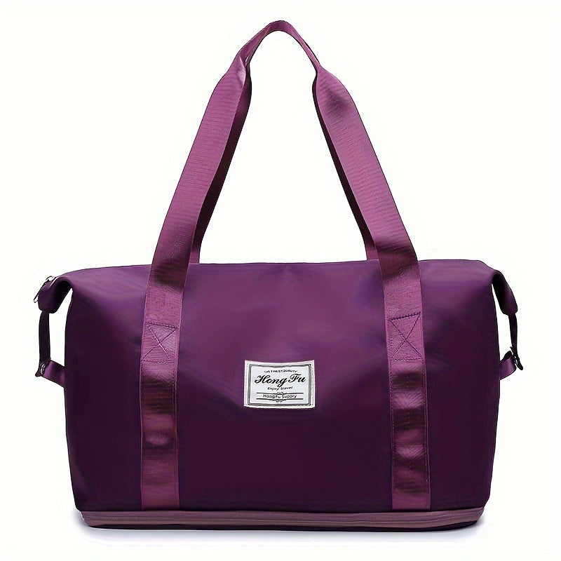 Chic Weekend Warrior: Durable, Stylish Duffel with Cosmetic Bag - Ideal Carry-On & Quick Trip Companion