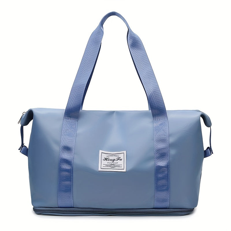 Chic Weekend Warrior: Durable, Stylish Duffel with Cosmetic Bag - Ideal Carry-On & Quick Trip Companion
