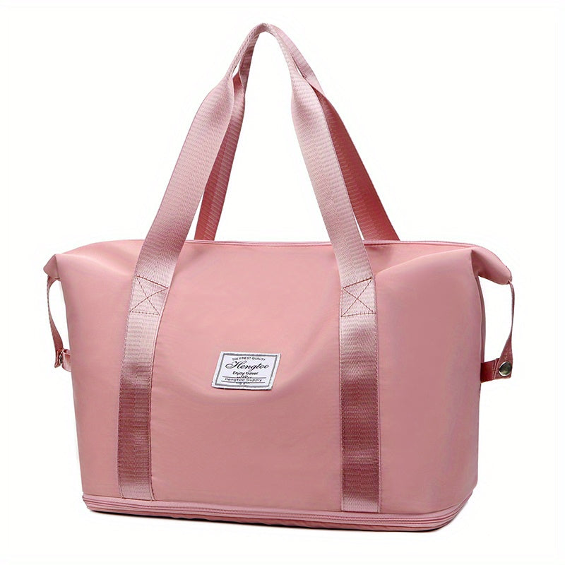 Chic Weekend Warrior: Durable, Stylish Duffel with Cosmetic Bag - Ideal Carry-On & Quick Trip Companion