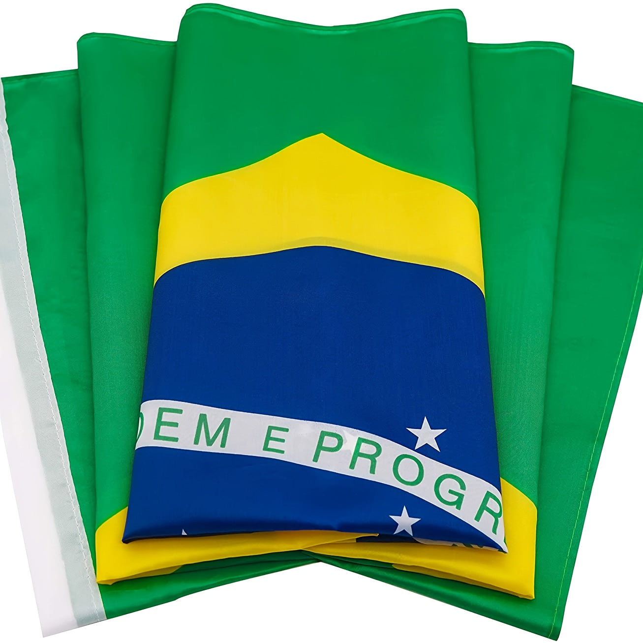 Free Shipping: Show Your Pride with a Beautiful Brazilian Flag Banner!
