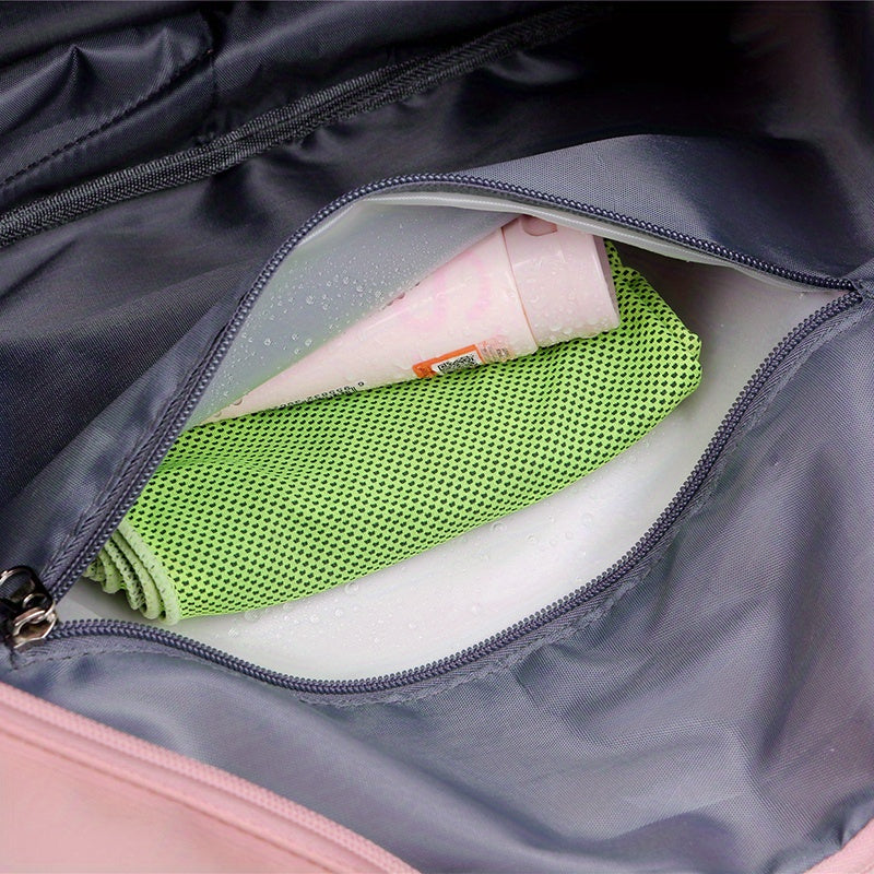 Chic Weekend Warrior: Durable, Stylish Duffel with Cosmetic Bag - Ideal Carry-On & Quick Trip Companion