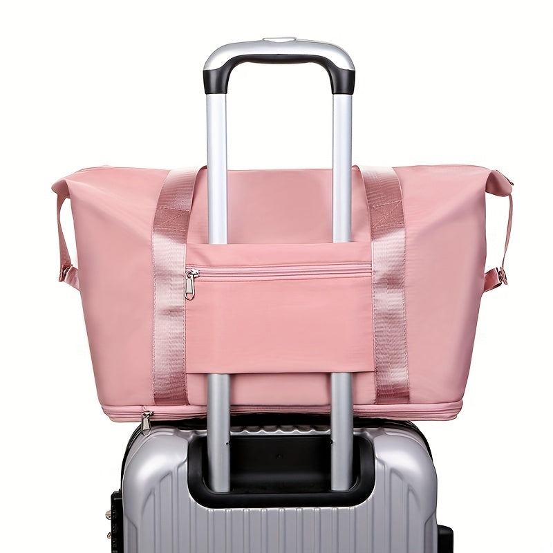 Chic Weekend Warrior: Durable, Stylish Duffel with Cosmetic Bag - Ideal Carry-On & Quick Trip Companion