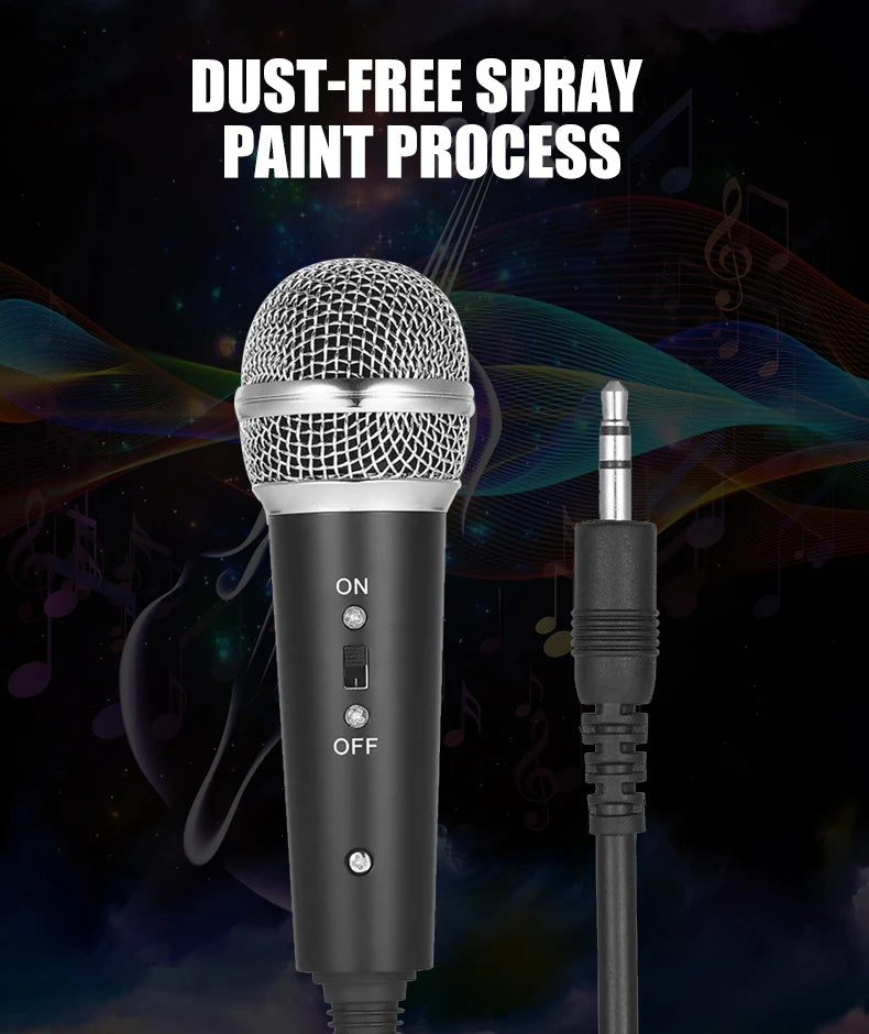 Microphone 3.5mm Wired Home Stereo Desktop Tripod MIC For PC YouTube Video Chatting Gaming Podcasting Recording Meeting