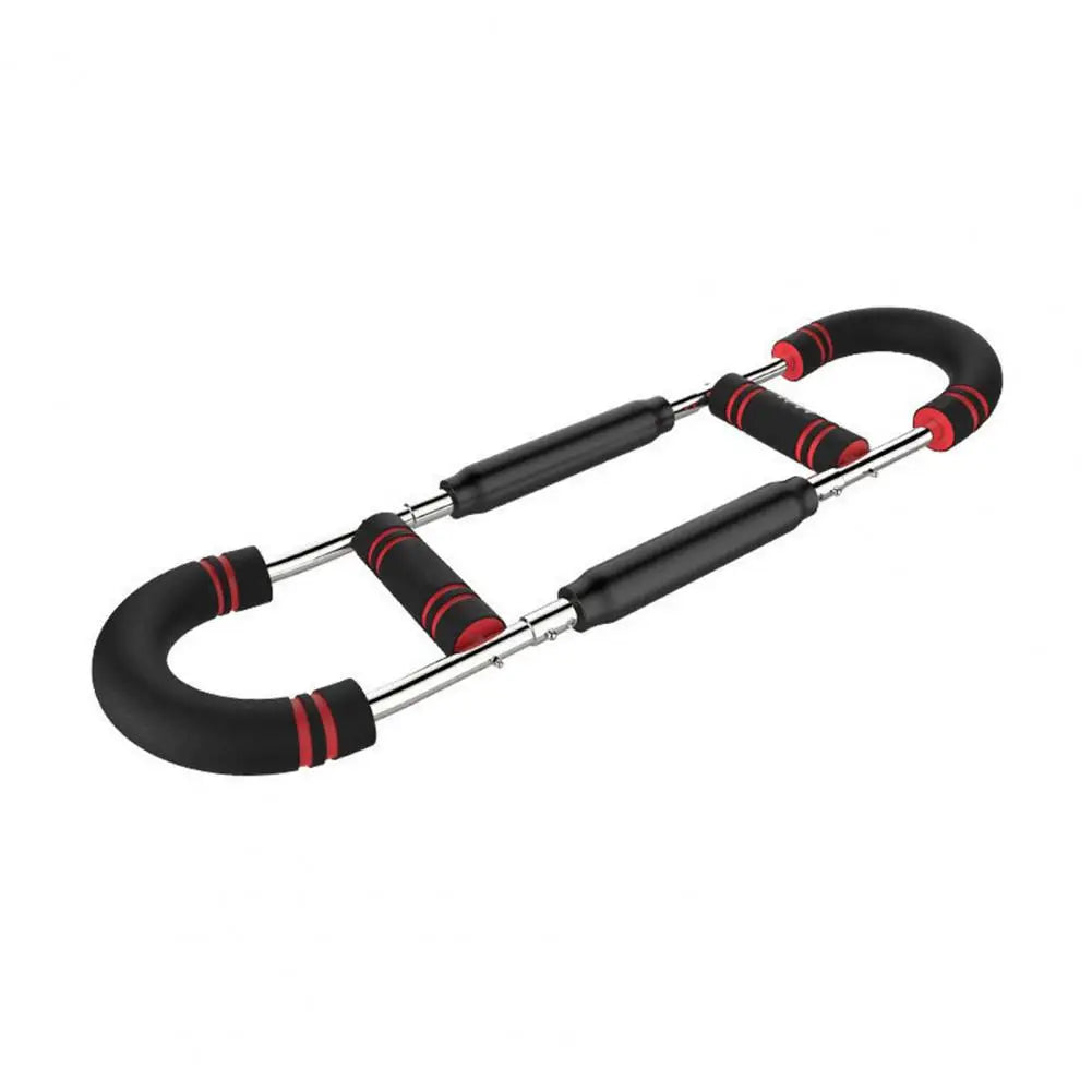 Twister Arm Exerciser with Foam Handle Adjustable Spring Workout Bar Forearm Triceps Chest Expander Portable Fitness Equipment