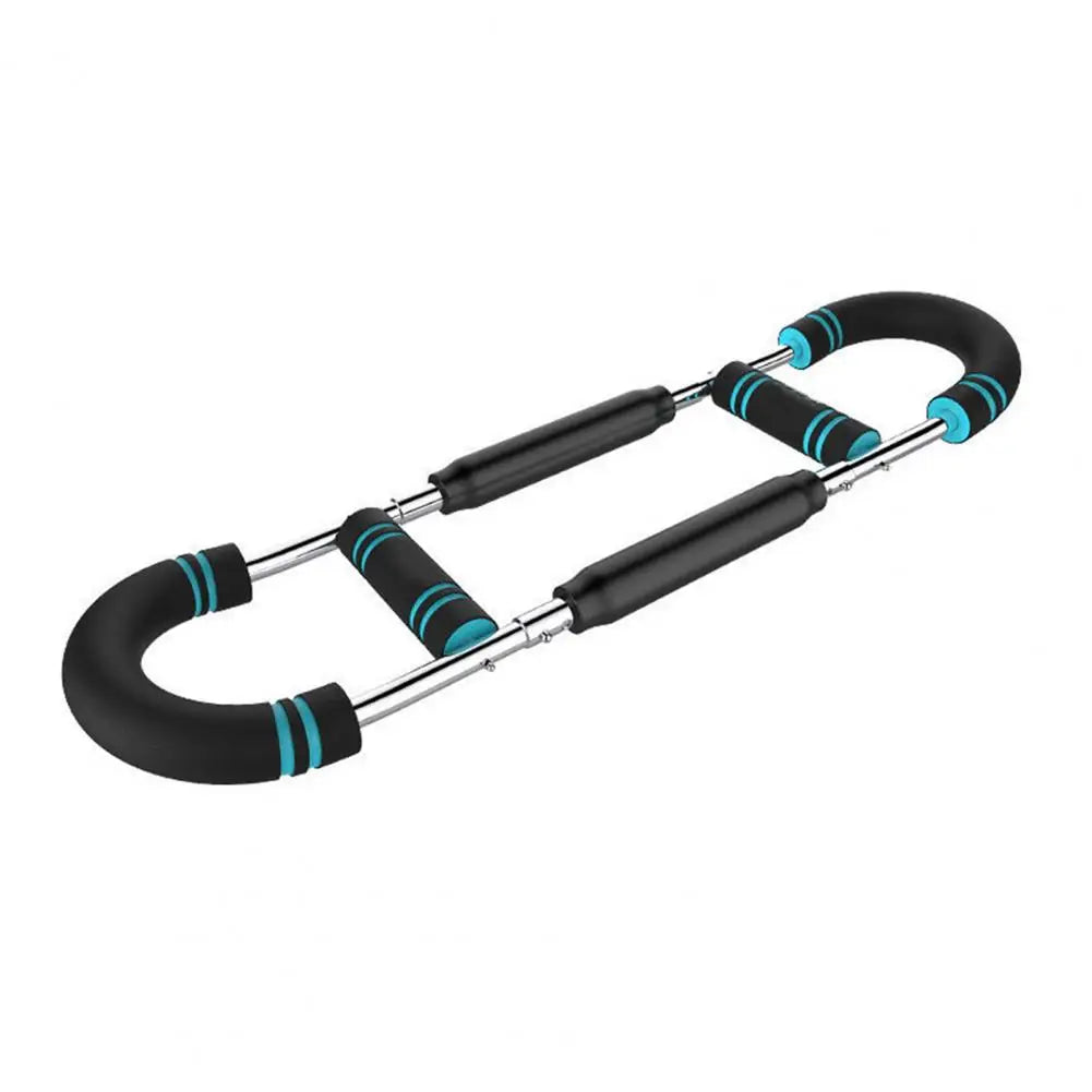 Twister Arm Exerciser with Foam Handle Adjustable Spring Workout Bar Forearm Triceps Chest Expander Portable Fitness Equipment