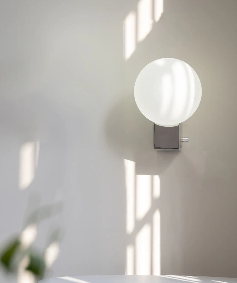 Denmark Wall Lamp Sconce Light with Glass Ball G9 Bulb Metal Base