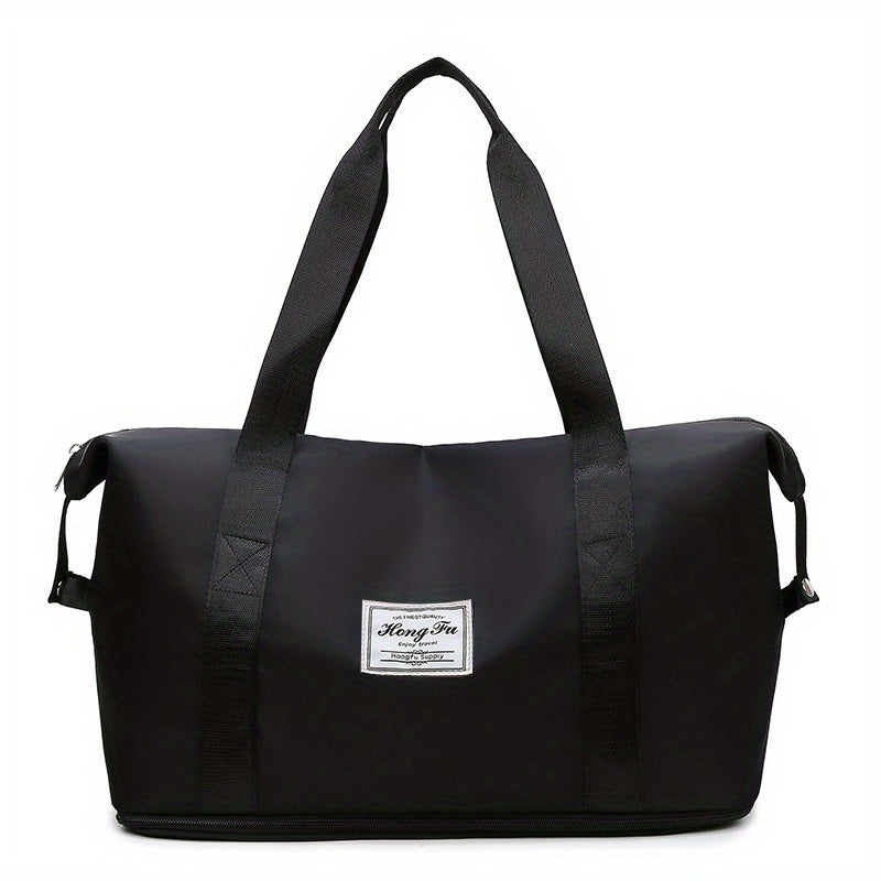Chic Weekend Warrior: Durable, Stylish Duffel with Cosmetic Bag - Ideal Carry-On & Quick Trip Companion