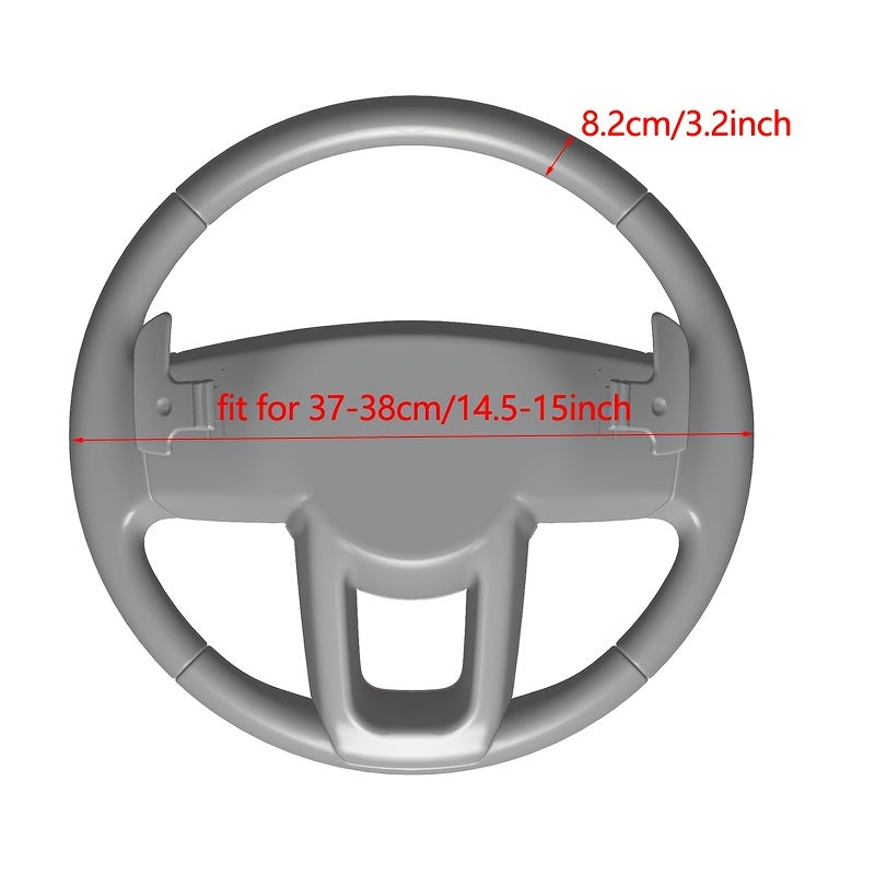 Furry Steering Wheel Cover Set: Stay Warm & Stylish This Winter