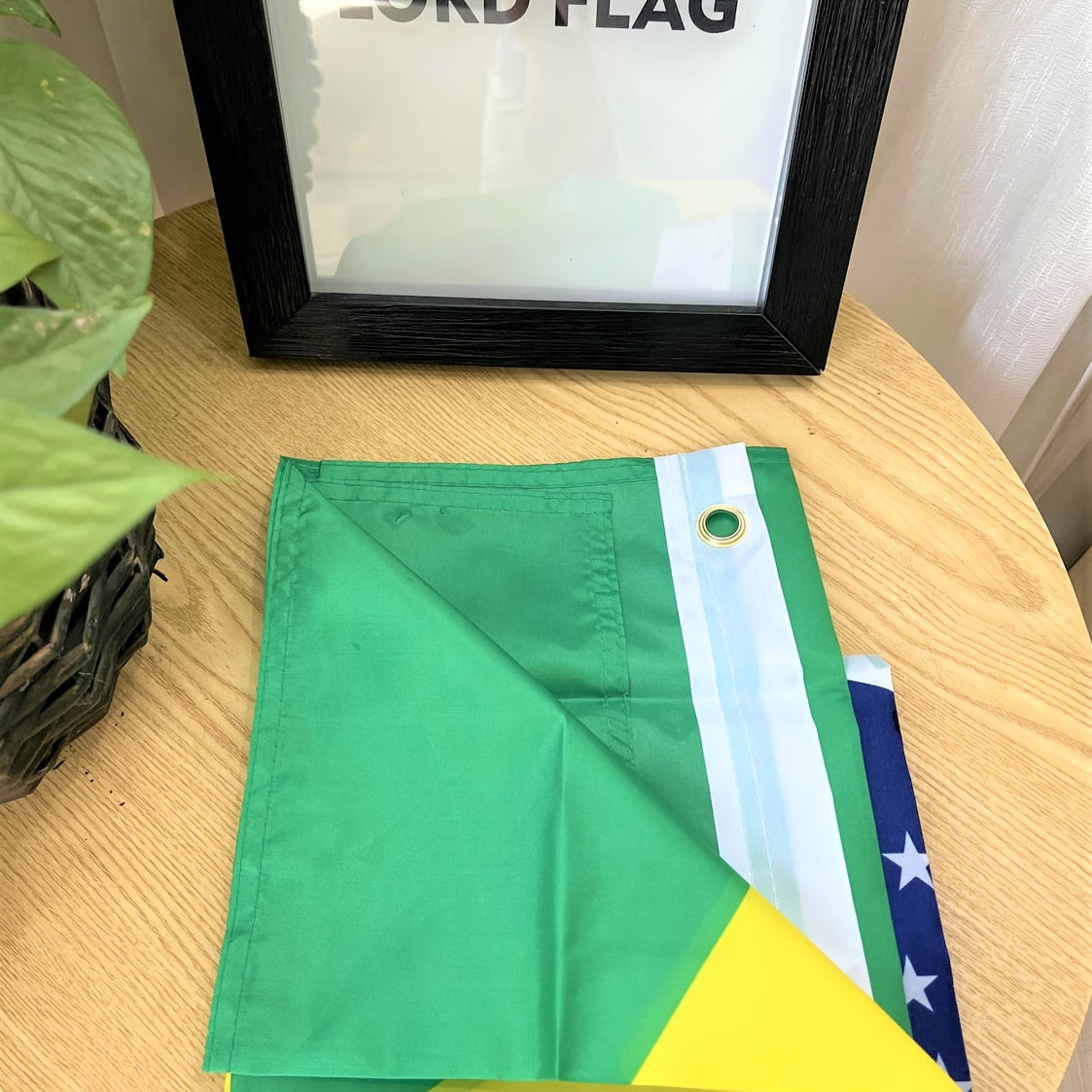 Free Shipping: Show Your Pride with a Beautiful Brazilian Flag Banner!