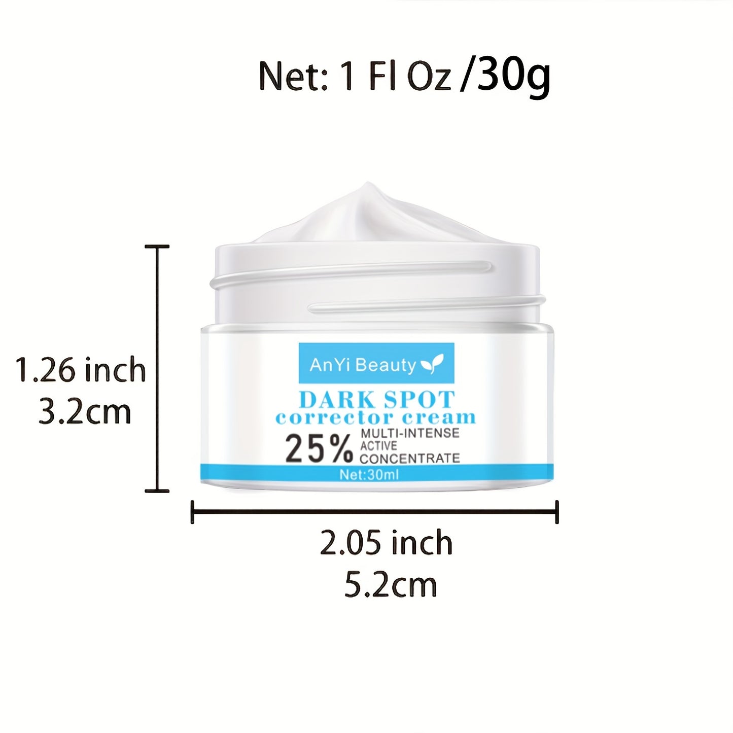 Dark Spot Remover For Face And Body, Facial Whitening Cream, Dark Spot Corrector For Age Spot Sun Spot Freckles Melasma Brown Spot - Faded Spot Correcting Cream For Face Inner Thighs Hands Intimate Area 1Fl.Oz