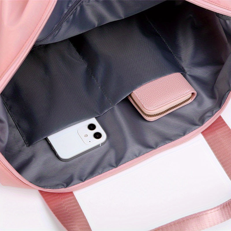 Chic Weekend Warrior: Durable, Stylish Duffel with Cosmetic Bag - Ideal Carry-On & Quick Trip Companion