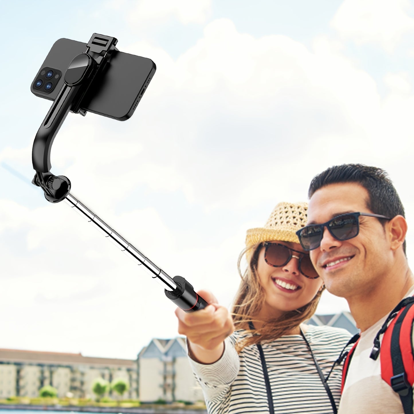 Selfie Stick Tripod, Reinforced Stable Tripod & Extendable Portable Selfie Stick With Wireless Remote And Tripod Stand For Group Selfies/Live Streaming/Video Recording Compatible With IPhone, Android Smartphone