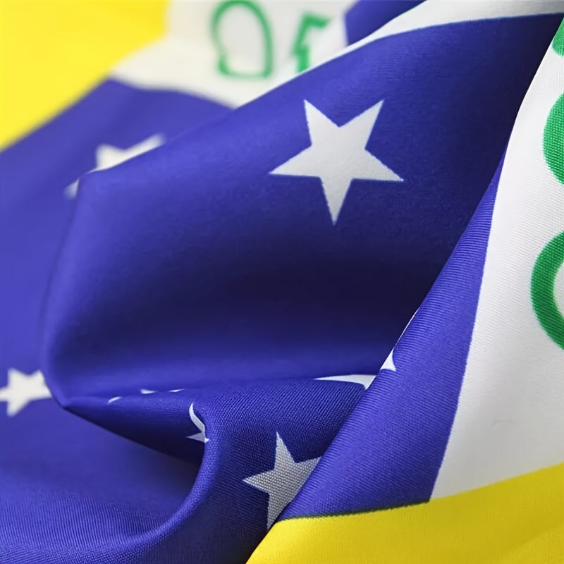 Free Shipping: Show Your Pride with a Beautiful Brazilian Flag Banner!