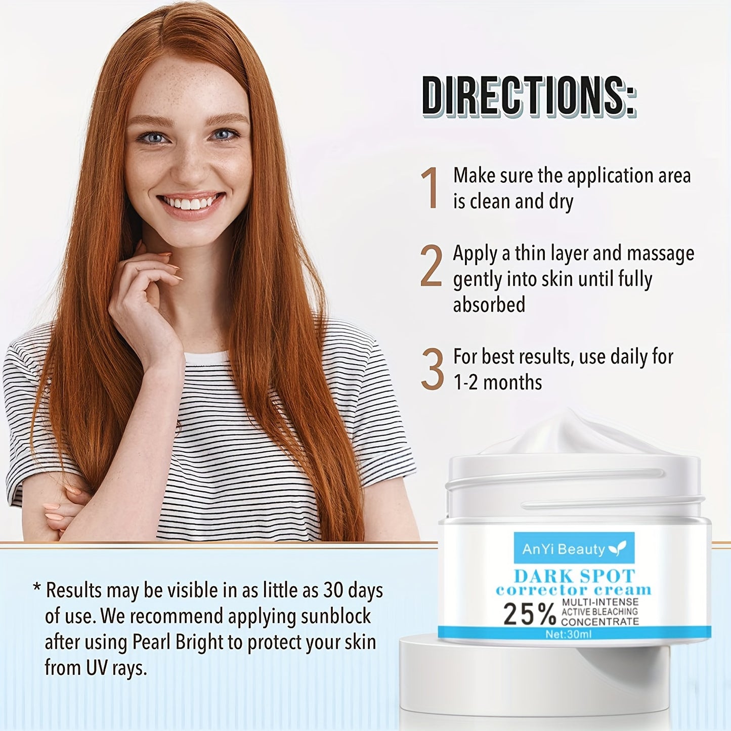 Dark Spot Remover For Face And Body, Facial Whitening Cream, Dark Spot Corrector For Age Spot Sun Spot Freckles Melasma Brown Spot - Faded Spot Correcting Cream For Face Inner Thighs Hands Intimate Area 1Fl.Oz