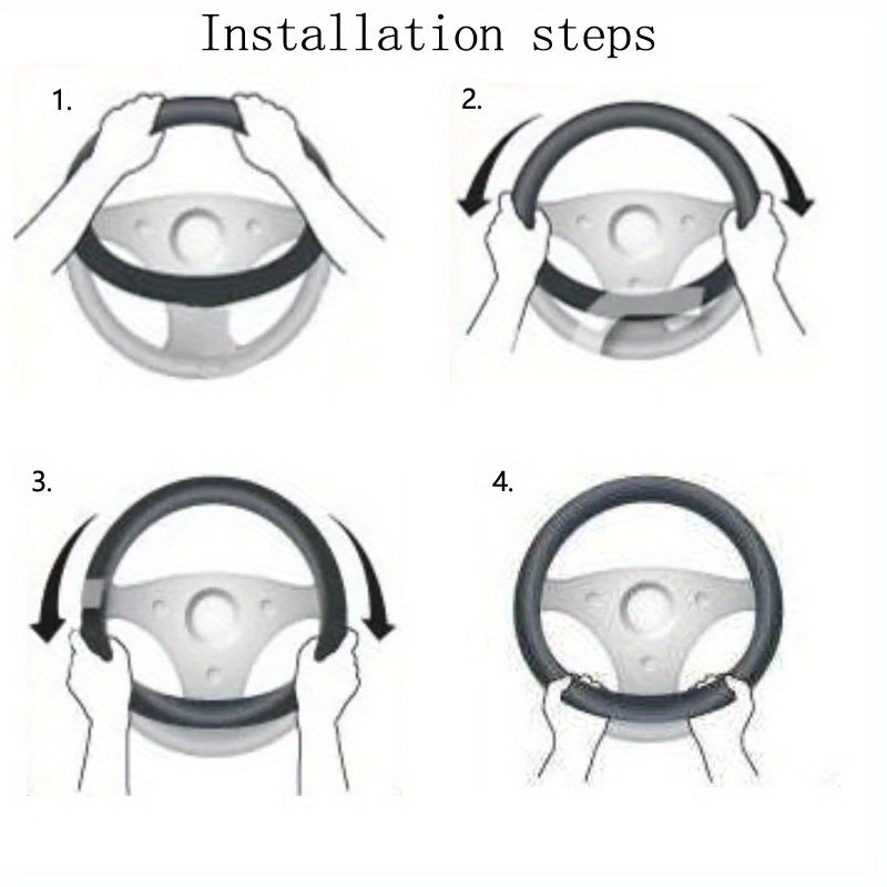 Furry Steering Wheel Cover Set: Stay Warm & Stylish This Winter
