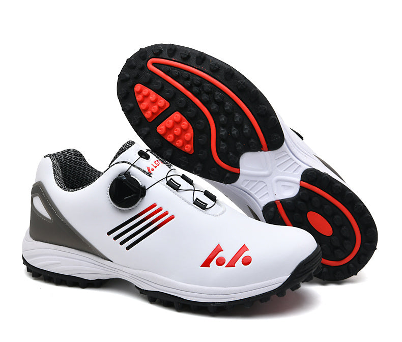 [LEFUS Golf Shoes] LEFUS Non-Slip Men's Golf Shoes - Breathable, Comfortable, Rotating Buckle Closure for All Seasons