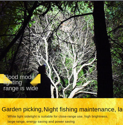 1pc Super Brightest Powerful 5 LED Headlamp Rechargeable Headlamps Headlights Head Torch Outdoor Camping Running Lighting