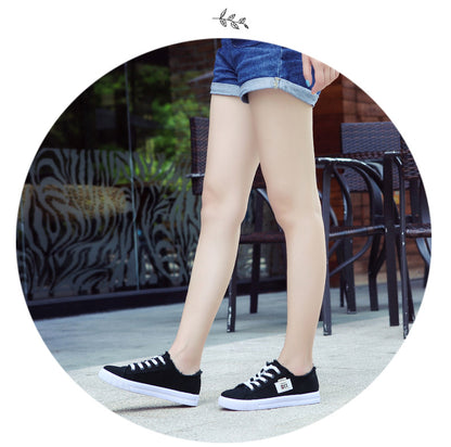 Women'S Casual Round Toe Solid Color Canvas Shoes, Small White, Flat Bottom, PVC Sole, Fabric Upper And Insole, Hand Wash, No Dry Clean, Spring, Autumn, All Season 2022