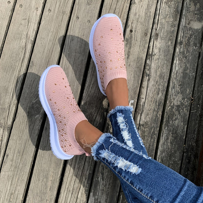 [Breathable Sneakers] Lightweight Breathable Women's Colorblock Mesh Platform Sneakers | Low Top Lace Up Shoes