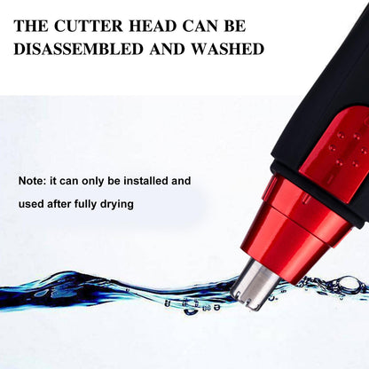 1pc Cordless Nose And Ear Hair Trimmer For Painless Facial And Eyebrow Grooming, Nose And Ear Cleaning Trimmer Razor Father's Day Gift