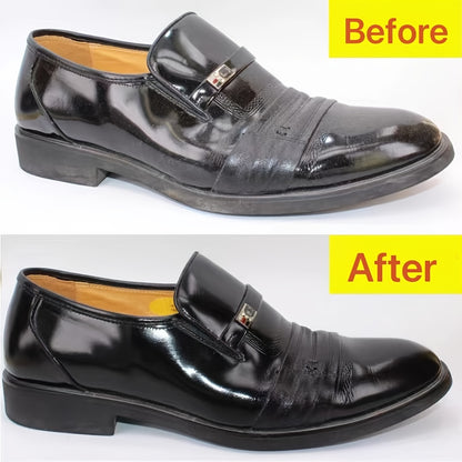1pc Quick-Drying Shoe Polish Wipe - Effortless Leather Cleaning for Glossy Finish - Portable Single-Sided Sponge for Easy Shoe Care