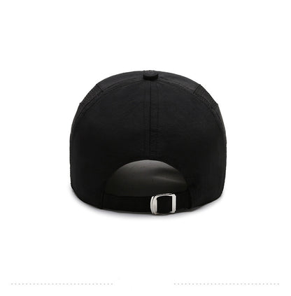 Hat Men'S Spring/Summer Mesh Baseball Cap Quick Dry Wash Large Eave Breathable Visor Outdoor Sports Cap
