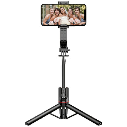 Selfie Stick Tripod, Reinforced Stable Tripod & Extendable Portable Selfie Stick With Wireless Remote And Tripod Stand For Group Selfies/Live Streaming/Video Recording Compatible With IPhone, Android Smartphone