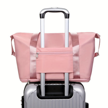 Chic Weekend Warrior: Durable, Stylish Duffel with Cosmetic Bag - Ideal Carry-On & Quick Trip Companion