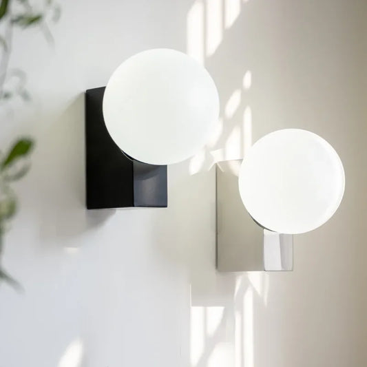 Denmark Wall Lamp Sconce Light with Glass Ball G9 Bulb Metal Base