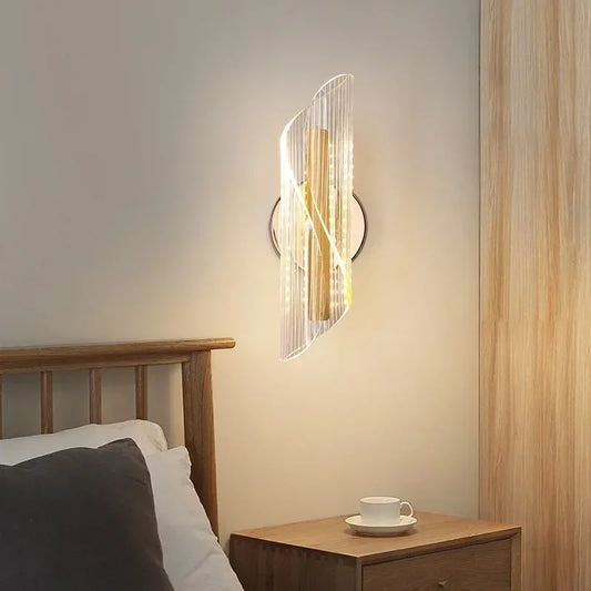 Wall Lamp Nordic Modern  LED  Indoor Lighting Luxurious Light for Home Bathroom Hotel Living Room Bedside Decor