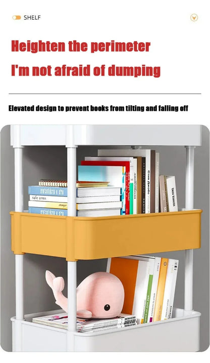 Mobile Storage Rack Trolley Bedroom Multi-Layer Storage Racks Organizer Household Kitchen Multifunctional Cart With Wheels Shelf