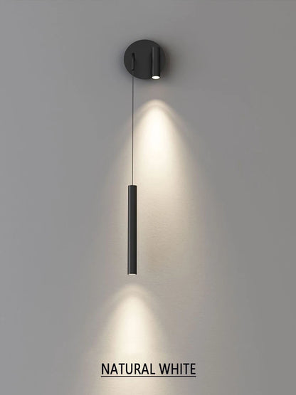 LED Wall Lamp Nordic Double Head Adjustable Wall Lights Creative Bedroom Bedside Reading Lamps Indoor black Home Decor Sconces