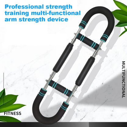 Adjustable Twister Arm Exerciser Multifunctional U-Shaped Wrist Strength Trainer Spring Arm Force Bar Indoor Workout