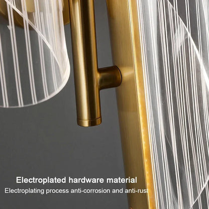 Wall Lamp Nordic Modern  LED  Indoor Lighting Luxurious Light for Home Bathroom Hotel Living Room Bedside Decor