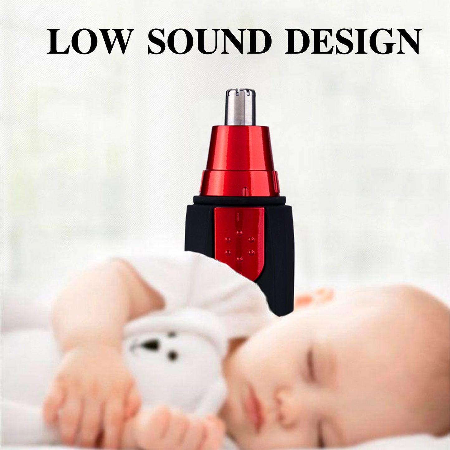 1pc Cordless Nose And Ear Hair Trimmer For Painless Facial And Eyebrow Grooming, Nose And Ear Cleaning Trimmer Razor Father's Day Gift