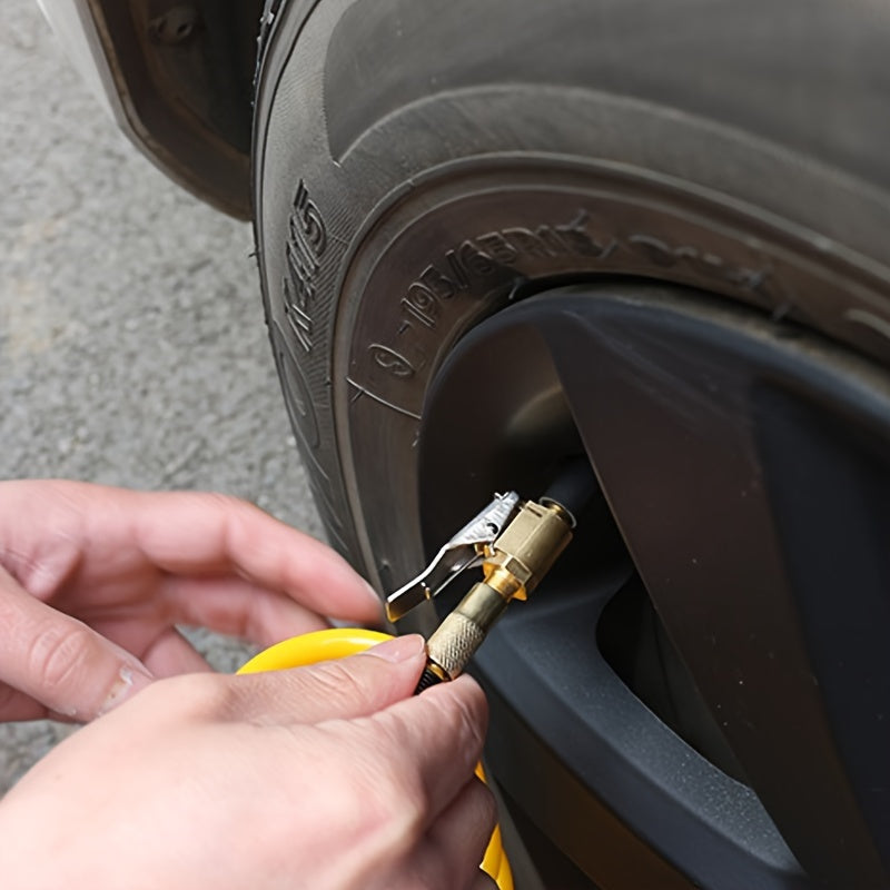 Quick Air Pump Fill Head] Automotive In[flatable Pump Connector, Quick Air Pump Fill Head, Press-on Nozzle