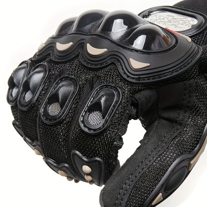 Suitable For Motorcycles, Road Bikes, Off-road Motorcycles, Spring, Summer, Autumn, And Winter Unisex Finger Touch Screen Gloves For Men And Women, Breathable Cycling Gloves, Motorcycle Gloves, Bicycle Gloves. Christmas Gift