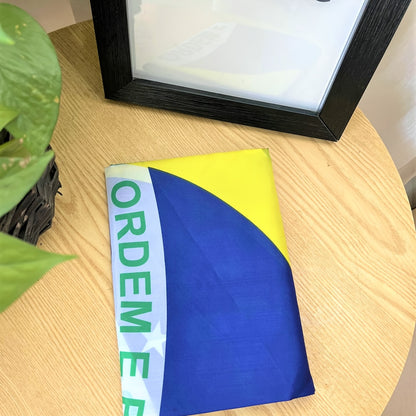 Free Shipping: Show Your Pride with a Beautiful Brazilian Flag Banner!