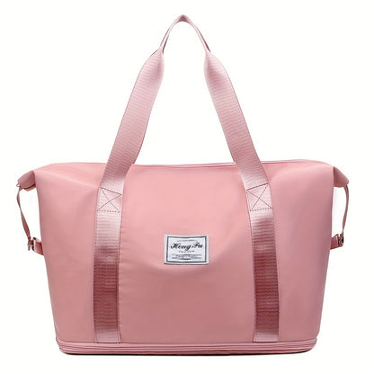 Chic Weekend Warrior: Durable, Stylish Duffel with Cosmetic Bag - Ideal Carry-On & Quick Trip Companion