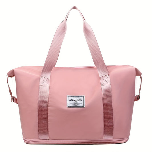 Chic Weekend Warrior: Durable, Stylish Duffel with Cosmetic Bag - Ideal Carry-On & Quick Trip Companion