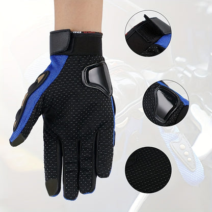 Suitable For Motorcycles, Road Bikes, Off-road Motorcycles, Spring, Summer, Autumn, And Winter Unisex Finger Touch Screen Gloves For Men And Women, Breathable Cycling Gloves, Motorcycle Gloves, Bicycle Gloves. Christmas Gift