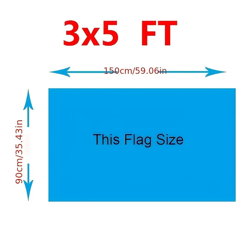 1pc US USA American Flag 150x90cm Us Flag High Quality Double Sided Printed Polyester United States National Flag Grommets USA Flag